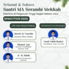 Membanggakan! Santri MA Serambi Mekkah Lolos SPAN PTKIN 2026, Siap Menjadi Generasi Unggul